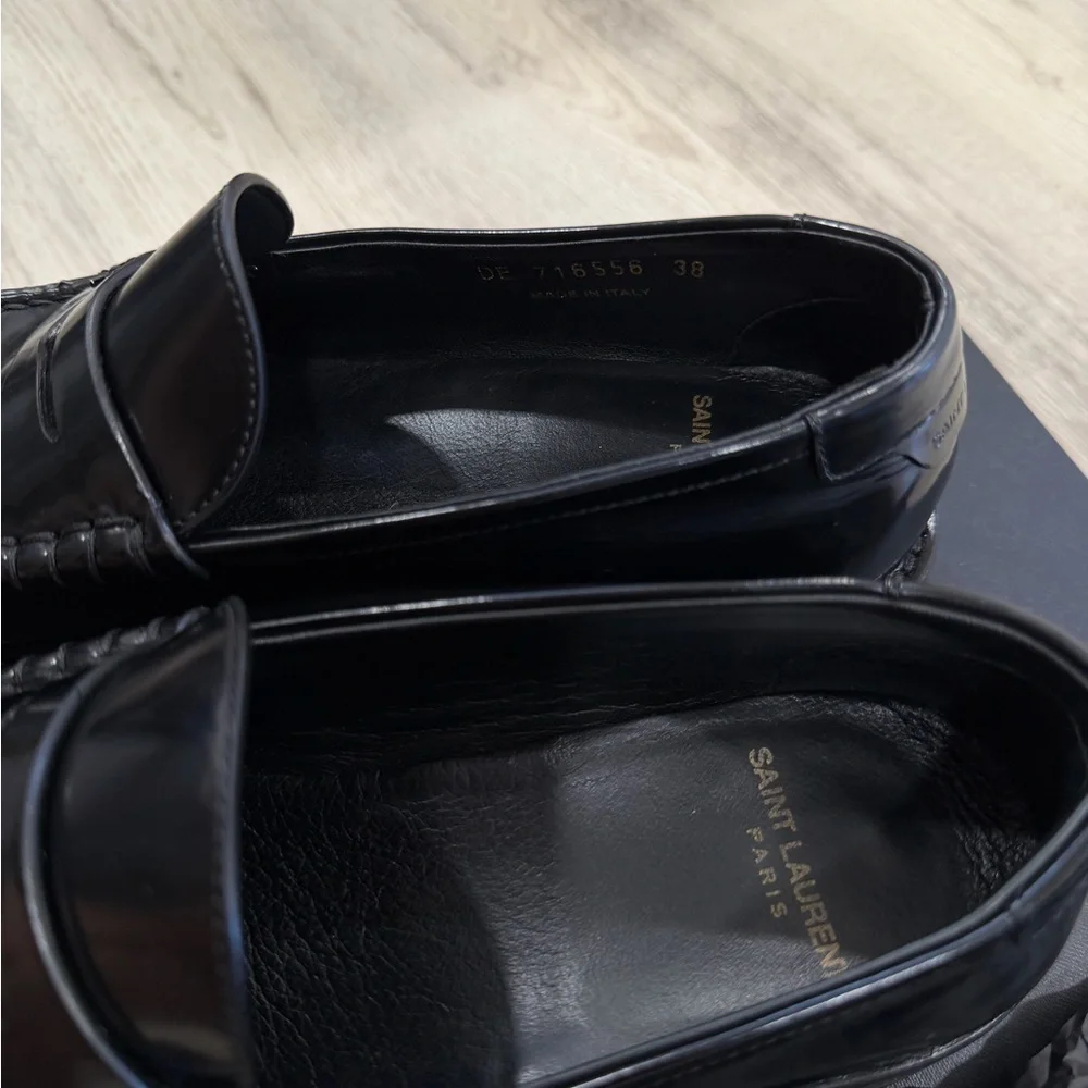 Saint Laurent Le Loafer Monogram Leather Penny
